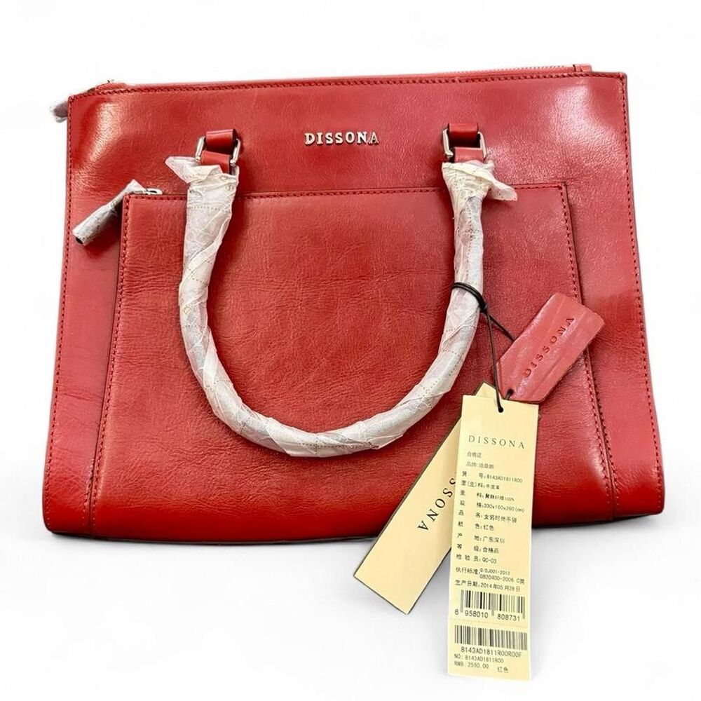 Dissona - 100% Leather Read Handbag